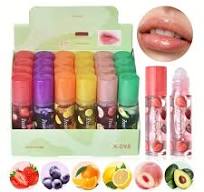 24pcs/Box * Transparent Lip Balm with Roller Design, Long-lasting  Moisturizing, Light Texture, 3.2gx24pcs