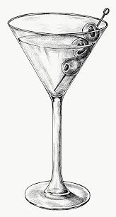 Hand Drawn Glass Of Martini Cocktail Transparent Png Free Image By Rawpixel Com In 2020 How To Draw Hands Martini Hatch Drawing
