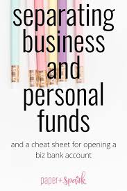 Does Your Biz Need It S Own Bank Account Small Business Finance Small Business Bookkeeping Small Business Organization