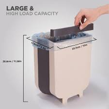 Kitchen cabinet trash can size. Wall Mounted Folding Waste Bin Shopnetworkph