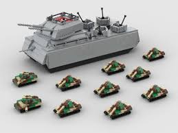 Like many of these miracle weapons, the ratte was ultimately extremely impractical. P 1000 Ratte From Bricklink Studio