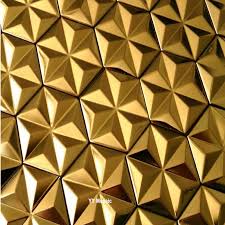 Viele bezahloptionen ➤ jetzt bequem online bestellen! 3d Konvexen Poliert Hexagon Gold Edelstahl Metall Mosaik Fliesen Fur Ktv Bar Restaurant Kreative Outdoor Indoor Wand Hintergrund 3d 3d Tile For Walls3d Tiles Aliexpress