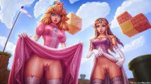 Princess Peach & Princess Zelda giving some upskirt (Personalami) [Super  Mario & The legend of Zelda] : r/rule34