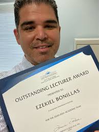 I'm incredibly honored and humbled to be awarded Outstanding Lecturer at  the Jack Brown College of Business & Public Administration at CSU, San  Bernardino.