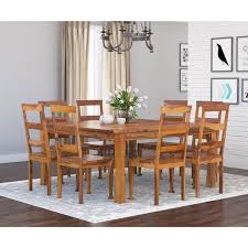 Appalachian Wood Rustic Square Dining Table And Chair Set