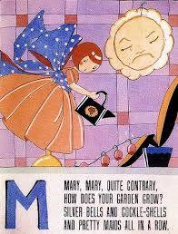 Mary Mary Quite Contrary How Does Your Garden Grow Nursery Illustration Quito