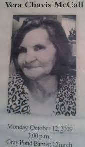 Vera Chavis McCall (1944-2009)