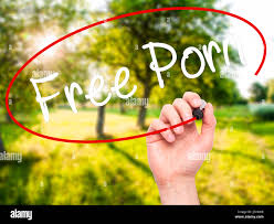 Man Hand writing Free Porn with black marker on visual screen. Isolated on  background. Business, technology, internet concept. Stock Photo Stock Photo  - Alamy