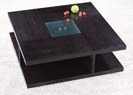 Black coffee table oak square rotating contemporary modern. Square Black Wood Coffee Table With Glass Center Oceanside California Ah5263