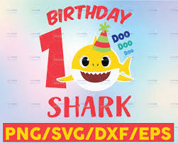 Download Shark 1st Birthday Svg Boy Birthday Shark By Carmina Store On Zibbet