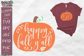 Happy fall svg | designs by winther. Happy Fall Y All Svg Pumpkin Svg 127264 Svgs Design Bundles