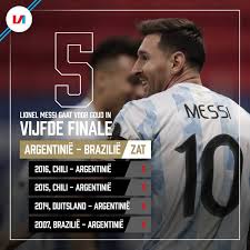 Videode nationale teams van argentinië en brazilië staan vanavond om 18.00 uur voor de 112de keer tegenover elkaar. Cceo7hi3b9mapm