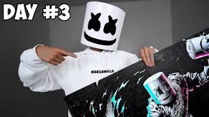 Drawing 50 Hours Straight Marshmello Creartive Mind There are 106 marshmello drawing for sale on etsy, and. drawing 50 hours straight marshmello