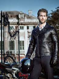 Pin By Jefte Zimmermann On Bikers In Leather Leather Jacket Men Brown Leather Jacket Men Real Leather Jacket