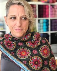 Summer Palace Wrap Pattern by Jane Crowfoot