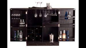 The grooved details of this old hollywood style cabinet conceal a bevy of handy interior compartments. Small Bar Cabinet Ideas Youtube