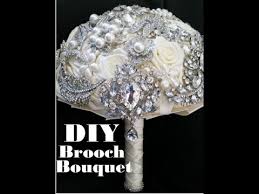 Take a look at how to make this gorgeous bohemian diy wedding bouquet with a tutorial and expert tips from bloominous. Diy Bridal Brooch Bouquet Kit Easy No Wires Satin Fabric Roses Wedding Flowers Youtube