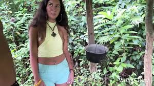 Tourist Lost in the Jungle and Stumbled Upon a Savage who Fucked Her
