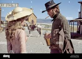 HIGH PLAINS DRIFTER 1973 Universal Pictures film with Clint Eastwood and  Marianna Hill Stock Photo - Alamy