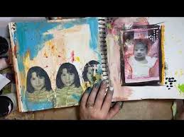 Daily Demo With Dina My Artistic Journey Youtube In 2020 Art Journal Pages Art Journal Painting Tutorial