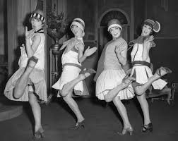 Four Flappers Roaring Twenties Flapper Girl Charleston Dance 1920s Charleston Dance