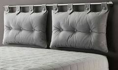 Enjoy home, testiera letto a cuscino, in cotone, 70 x 45 cm, blu. Testiera Letto Si O No