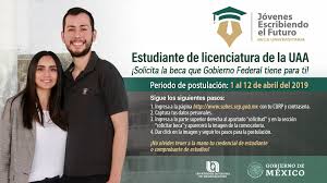 Es un programa que vincula a personas de entre 18 y 29 años de edad, que no estudian y no trabajan, con empresas, talleres, instituciones o negocios donde desarrollan o fortalecen hábitos laborales y competencias. Jovenes Escribiendo El Futuro Beca Universitaria Uaa Universidad Autonoma De Aguascalientes