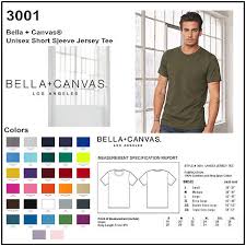 Personalize Bella Canvas 3001 Unisex Short Sleeve Jersey Tee