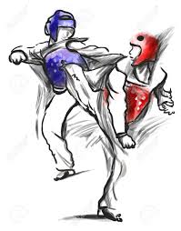 É o nome que se dá à abertura formada por duas semirretas que partem de um mesmo ponto. Ein Voller Grosse Hand Gezeichnete Illustration Original Zeichnung Auf Weiss Aus Der Serie Martial Arts Tae Kwon Do Ist Eine Koreanische Kampfkunst Vereint Kampf Und Selbstverteidigungstechniken Mit Sport Und Bewegung Lizenzfreie Fotos Bilder Und