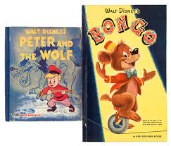 Edu & reference, lit & fiction, children's books Hake S Walt Disney S Peter And The Wolf Bongo Book Pair