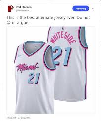 Courtesy of the miami heat. Miami Heat S Nike Nba City Edition Uniforms Revealed Miami Herald