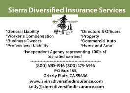 He has been in the property and casualty insurance industry for 25+ years. Sierra Diversified Insurance Services Home Facebook