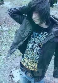 Emo boy with black hair and glasses. Emo Hairstyles For Trendy Guys Hair Style