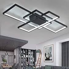 Indirekte beleuchtung an decke, die besonders elegant aussieht. Wohnzimmerlampe Modern Led Decke Dimmbar Acryl Lampenschirm Deckenleuchte Chic Eckig Designer Lampe Esszimmer Esstischlampe Fernbedienung Deko Deckenlampe Pendelleuchte Kuche Landhaus Flur Leuchten Amazon De Beleuchtung