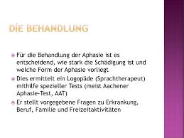 Exemplary flashcards for biopsy at the fom hochschule für oekonomie & management on studysmarter: Aphasie Ppt Herunterladen