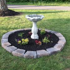 Bird Bath With Flower Bed Bird Bath Garden Garden Flower Beds Bird Bath