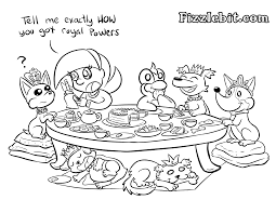 Vector cute cupcake sweets coloring book page. Lydia Fizzlebit Love Tea Parties With Princess Puppies Fizzlebit