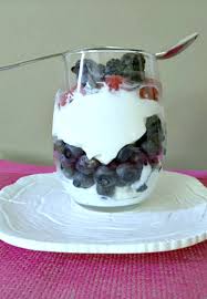 This sweet mixed berry compote is super easy to prepare and is the perfect complement to ice cream or with yogurt in a parfait. Simple Healthy Berry Yogurt Parfait Pams Daily Dish