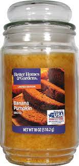 Better homes and gardens banana pumpkin bread scented wax cubes, net wt 2.5 oz. Better Homes Gardens Limited Edition Banana Pumpkin Bread Candle Net Wt 18 Oz 510 2g Buy Online At Best Price In Uae Amazon Ae