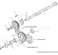 CAMSHAFT AND IDLER GEAR - All Years Inboard Engine HINO ...