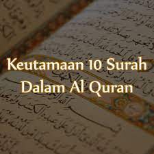 List of surahs in quram with meanings in english. Keutamaan 10 Surah Dalam Al Quran Almukhlisin