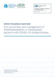 Https Www Sign Ac Uk Media 1691 Sg Prevention Of Thromboembolism In Hospitalised Patients Pdf