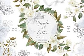 White Magnolia And Cotton Trendy Greenery Crella Download in original size (306x306, file size 97.7 kb). white magnolia and cotton trendy greenery