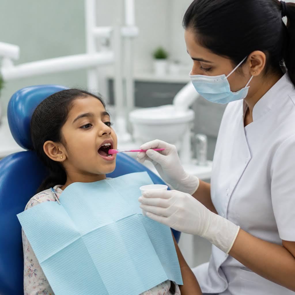 Fluoride Treatment in Pubasasan