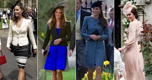 Both prince harry and prince william wore their blues and royals frockcoat uniforms. Kate Middleton S Wedding Guest Outfits As She Prepares To Attend Prince Harry Meghan Markle S Big Day Mirror Online