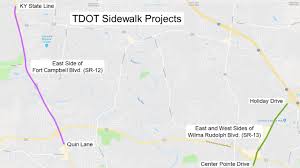City Of Clarksville Announces Sidewalk Projects Clarksville Tn Online Clarksville City Wilma Rudolph