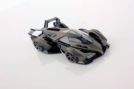 Lamborghini has built a concept car specifically for a video game, and you'll be able to drive it in gran turismo for the ps4 next spring. Lambo V12 Vision Gran Turismo 1 43 Looksmart Models