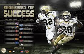 Georgia Tech Official Athletic Site Ramblinwreck Com Georgia Tech Football Tech Football Football Wallpaper