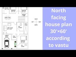 60'x60' west facing house plans idea. North Facing House Plan 30 60 According To Vastu In Hindi Youtube