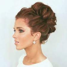Shop Style Wedding Hair Week High Curly Bun Hair Beauty Hair Styles Hair Inspiration